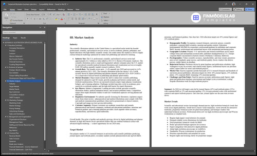 botanical illustration business plan marketing analysis financialmodelslab