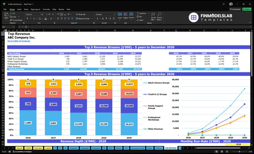 braille teaching financial model top revenue financialmodelslab