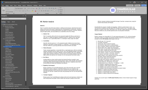 bubble tea shop business plan marketing analysis financialmodelslab