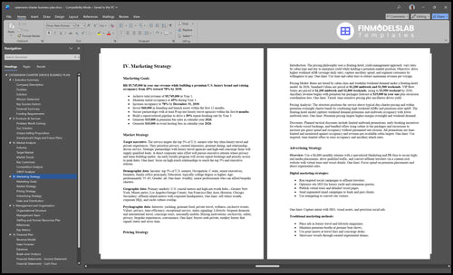 catamaran charter business plan marketing plan financialmodelslab