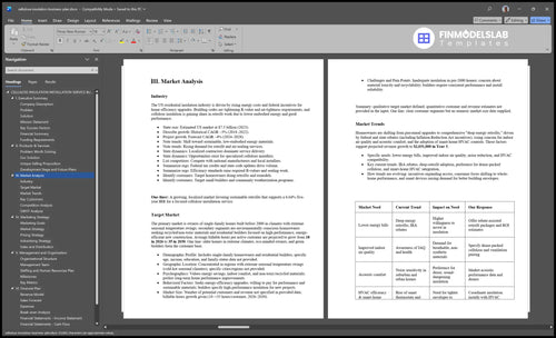 cellulose insulation business plan marketing analysis financialmodelslab