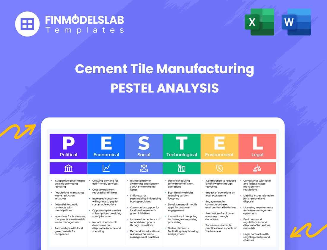 Cement Tile Manufacturing PESTEL Analysis