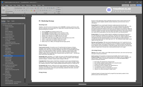 checklist template business plan marketing plan financialmodelslab
