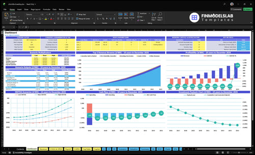 chinchilla breeding financial model dashboard financialmodelslab