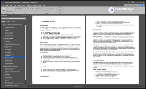 cigarette company business plan marketing plan financialmodelslab