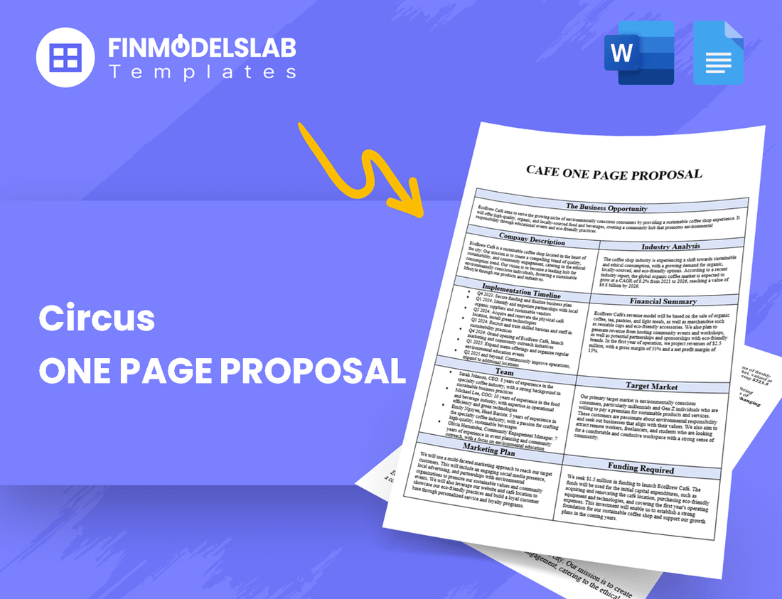 Circus Business Proposal