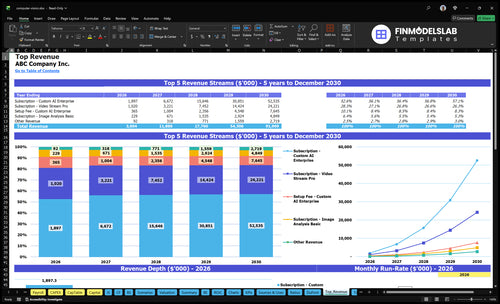 computer vision financial model top revenue financialmodelslab