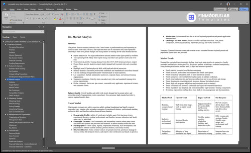 concealed carry class business plan marketing analysis financialmodelslab