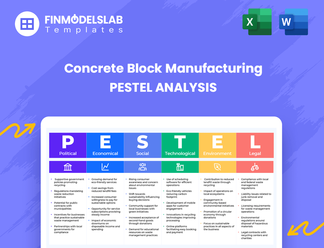 Concrete Block Manufacturing PESTEL Analysis