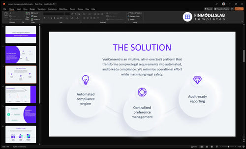 consent management platform solution slide financialmodelslab