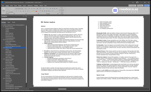 contact dermatitis testing business plan marketing analysis financialmodelslab