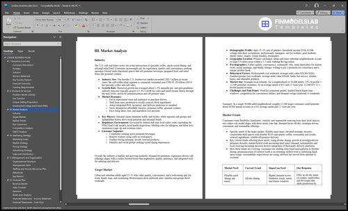 cookies business plan marketing analysis financialmodelslab