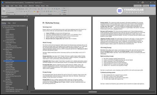 critical illness insurance business plan marketing plan financialmodelslab