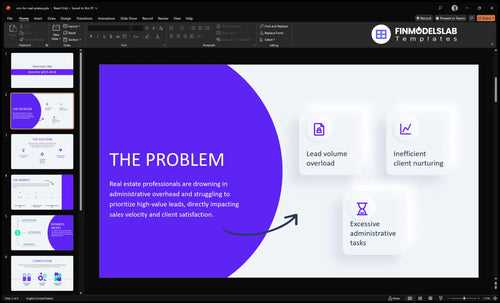 crm for real estate problem slide financialmodelslab
