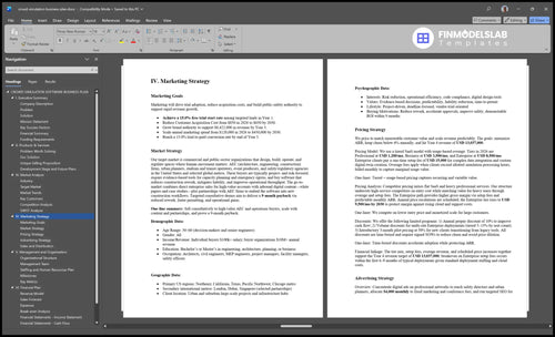 crowd simulation business plan marketing plan financialmodelslab