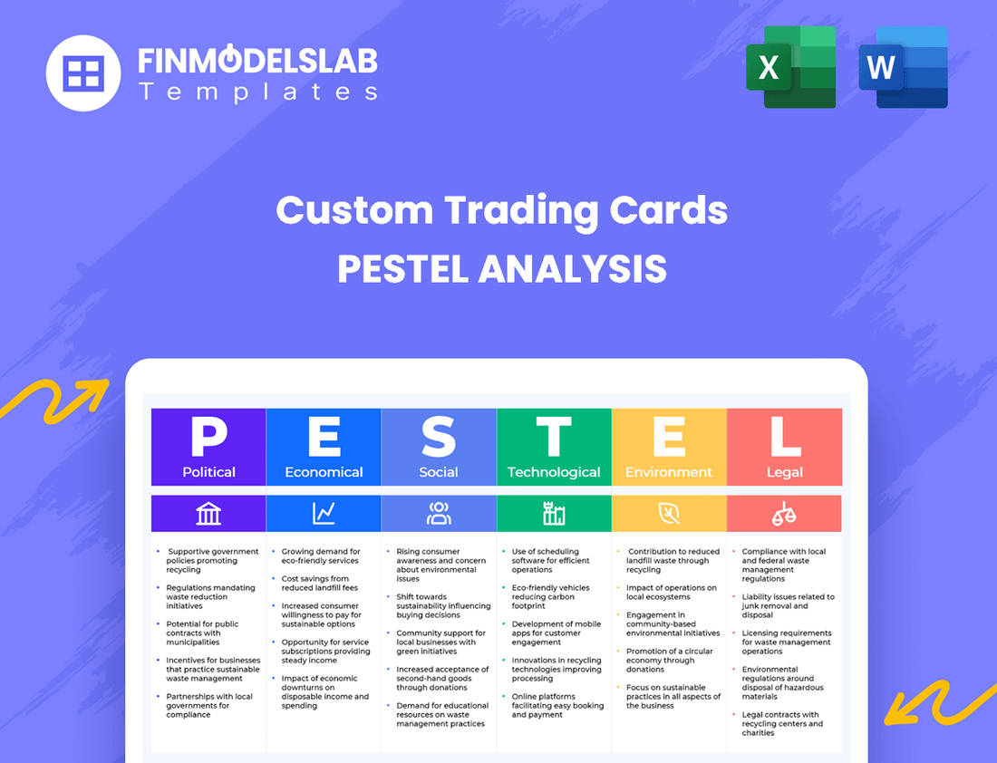 Custom Trading Cards PESTEL Analysis
