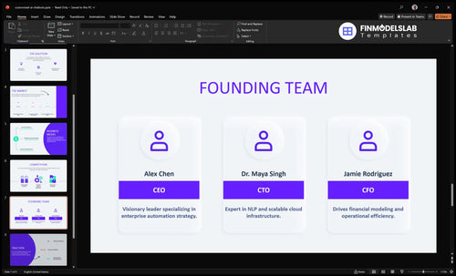 customized ai chatbots team slide financialmodelslab