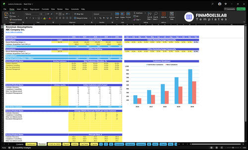 customs broker financial model revenue financialmodelslab