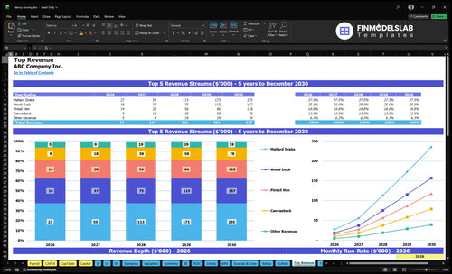 decoy carving financial model top revenue financialmodelslab