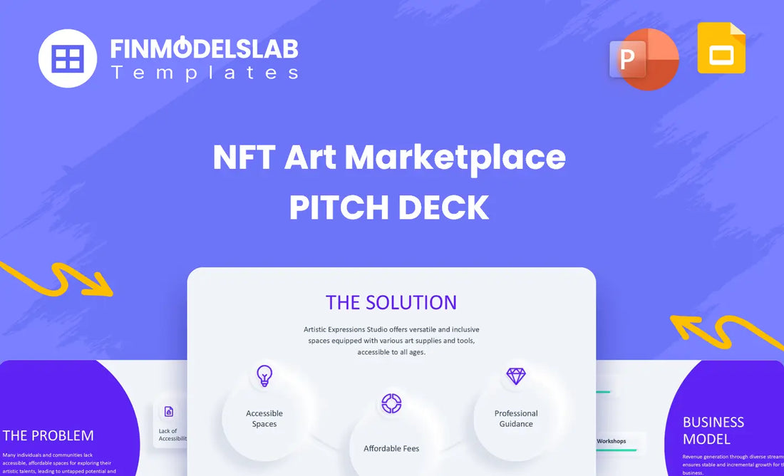 Digital Nft Art Marketplace Pitch Deck Head Image Financial Models Lab