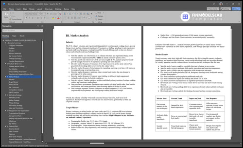 dim sum classes business plan marketing analysis financialmodelslab