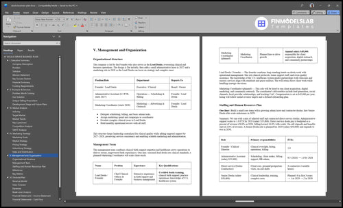 doula business plan management financialmodelslab