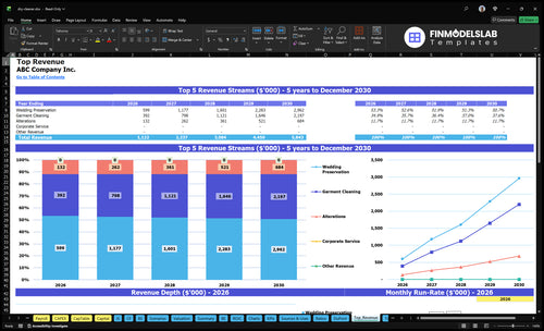 dry cleaner financial model top revenue financialmodelslab