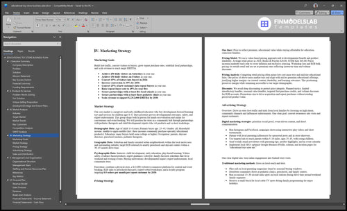 educational toy store business plan marketing plan financialmodelslab