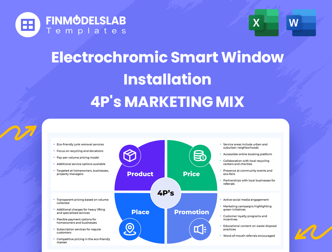 Electrochromic Smart Window Installation Marketing Mix