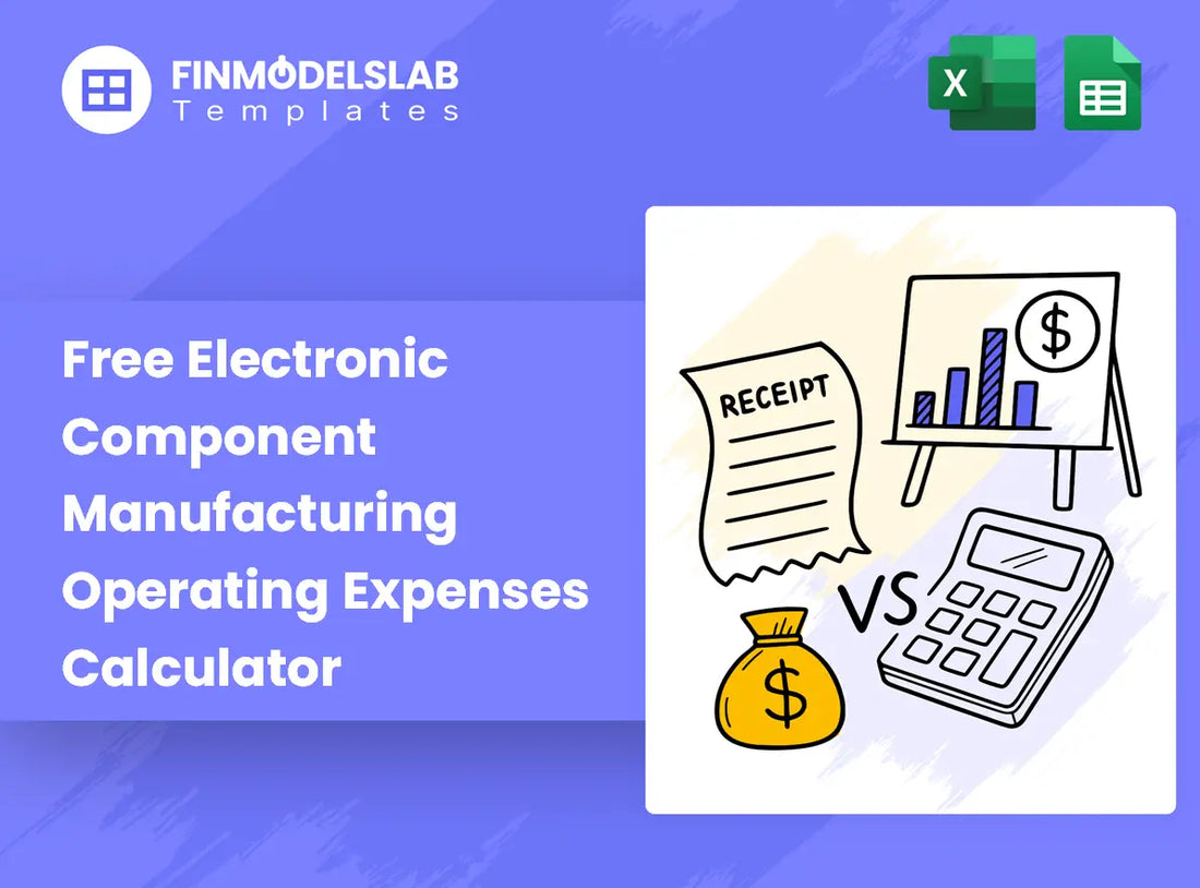 Electronic Component Manufacturing Running Expenses