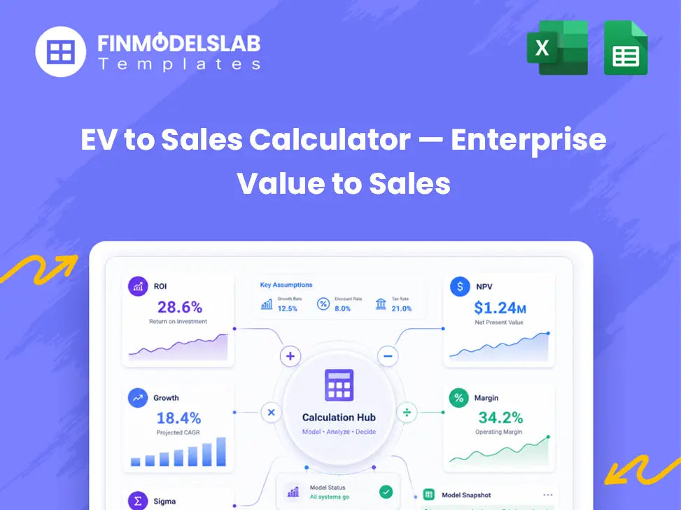 EV to Sales Calculator — Enterprise Value to Sales