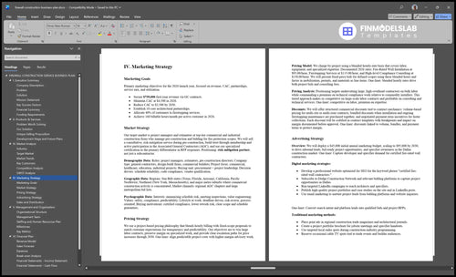 firewall construction business plan marketing plan financialmodelslab
