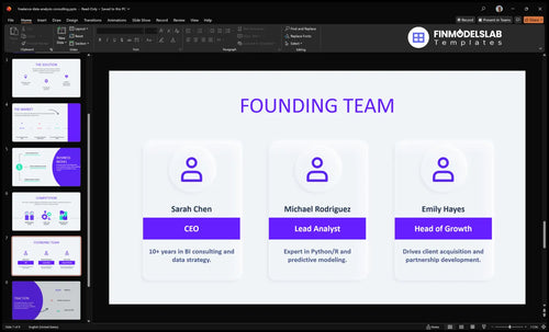 freelance data analysis consulting team slide financialmodelslab