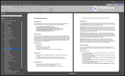 fusion food truck business plan marketing plan financialmodelslab