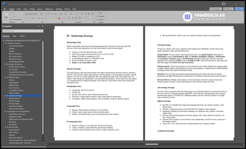 gis services business plan marketing plan financialmodelslab