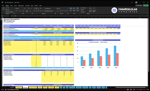 ground freezing financial model revenue financialmodelslab