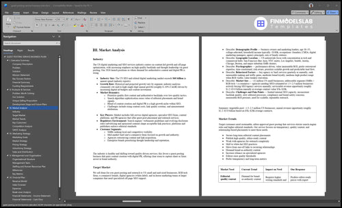 guest posting service business plan marketing analysis financialmodelslab