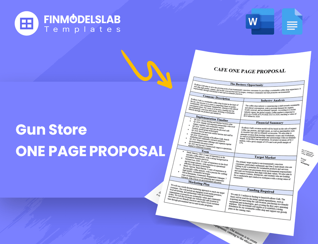 Gun Store Business Proposal