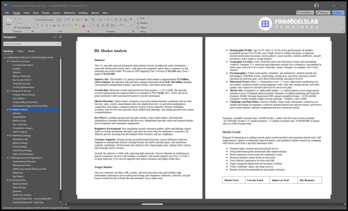 harmonica store business plan marketing analysis financialmodelslab