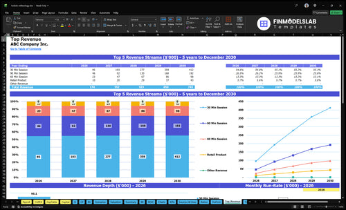 holistic reflexology financial model top revenue financialmodelslab