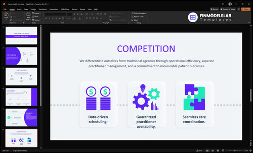 home health care competition slide financialmodelslab