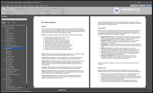 horror movie blood business plan marketing analysis financialmodelslab
