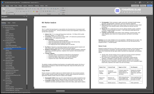 ice cream truck business plan marketing analysis financialmodelslab