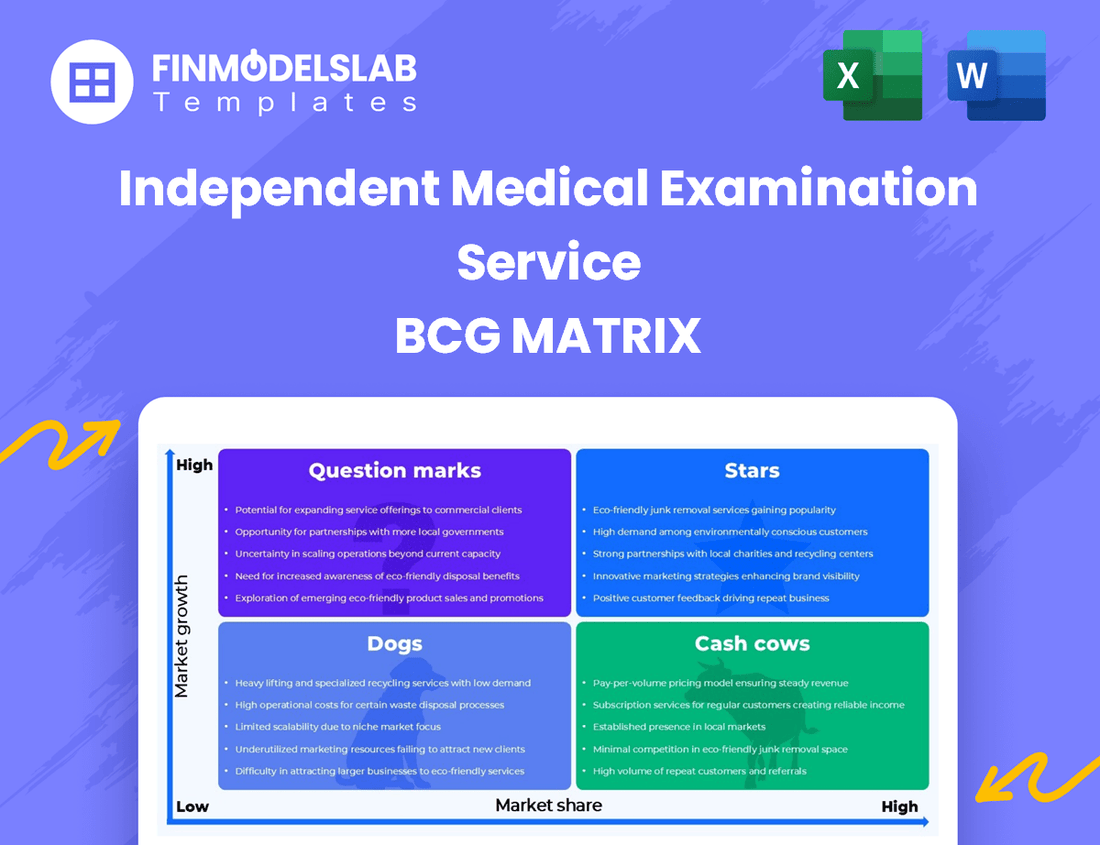 Independent Medical Examination Service BCG Matrix