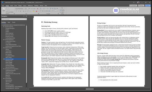 independent medical exam business plan marketing plan financialmodelslab
