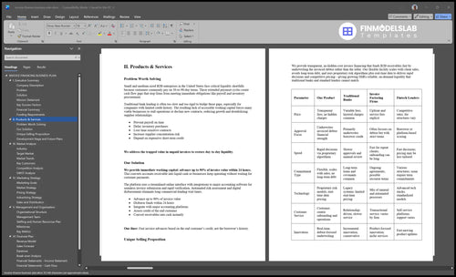 invoice finance business plan product financialmodelslab