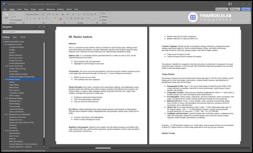 irish pub business plan marketing analysis financialmodelslab