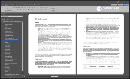 isp business plan marketing analysis financialmodelslab