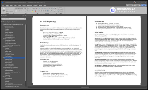 it infrastructure planning services business plan marketing plan financialmodelslab