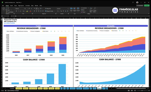 landlord verification financial model charts financialmodelslab